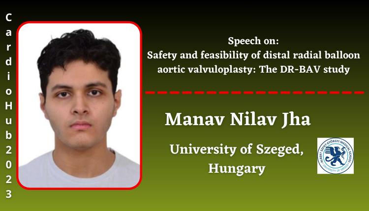 Manav Nilav Jha | Speaker | Cardio Hub 2023
